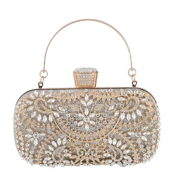 Женская роскошная бриллиантовая элегантная блестящая сумочка для свиданий на цепочке, сумочка-клатч на каждый день, подарок на свадьбу для вечеринки