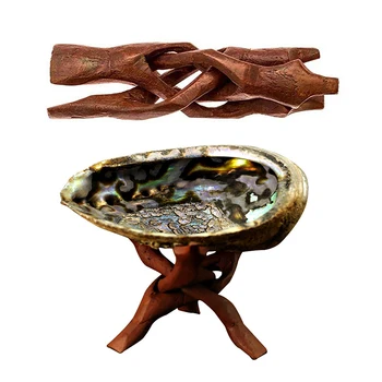 Священный деревянный кронштейн для раковины, подставка для хрустальных шаров, вешалка для поделок 