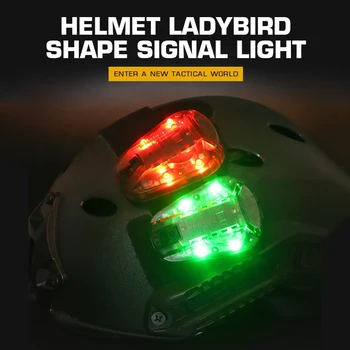 Портативная лампа Ladybird, многоцелевая защитная вспышка для выживания, Водонепроницаемая стробоскопическая фара, инструмент для выживания в кемпинге