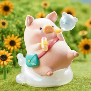 Аниме Kawaii Консервированная Свинья Lulu Pig Blind Box Серии Travel Фигурка Кукла Сюрприз Ластовица Орнамент Украшение Детские Игрушки Подарок