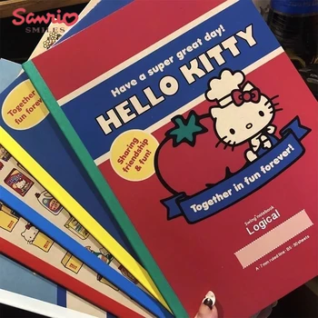 Случайный винтажный блокнот Kawaii Sanrio Hello Kittys Аниме Милый Блокнот B5 Подарок на школьный конкурс Подарки на день рождения Игрушки для девочек