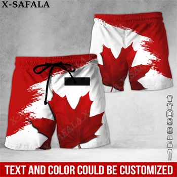 Канадский любитель хоккея Maple Leaf, индивидуальные плавательные шорты, Летние шорты для пляжного отдыха, мужские плавательные штаны, полукомбинезоны-6