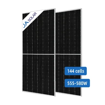Солнечные Панели Ja 555 Вт 560 Вт 565 Вт 570 Вт 575 Вт Jasolar Bifacial MBB N-TYPE PV Модули Солнечная Панель
