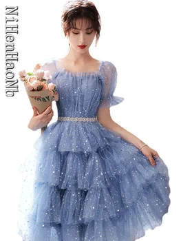 Пышные платья принцессы женские 2023, новое темпераментное банкетное Супер сказочное студенческое выпускное платье