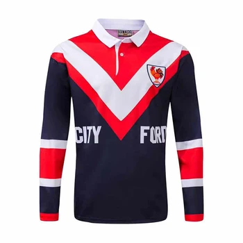 Мужская спортивная рубашка Sydney Roosters из джерси для регби в стиле ретро S-5XL
