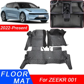 3D Полноразмерный автомобильный коврик для пола, защитный вкладыш, подушечки для ног, ковер, искусственная кожа, водонепроницаемый автоаксессуар для ZEEKER 001 2022-2025