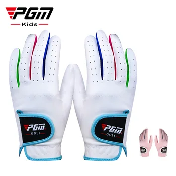 Перчатки для гольфа PGM, модные детские перчатки, удобные дышащие перчатки для мальчиков и девочек, мягкие спортивные перчатки из микрофибры 2022New