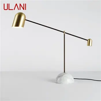 Винтажная настольная лампа ULANI Nordic современного дизайна, настольная лампа со светодиодной подсветкой, модный прикроватный декор для дома, спальни, гостиной