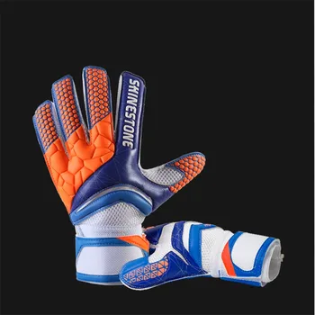 футбольные вратарские перчатки для детей и взрослых толщиной 4 мм, профессиональные вратарские перчатки из толстого латекса с защитой пальцев