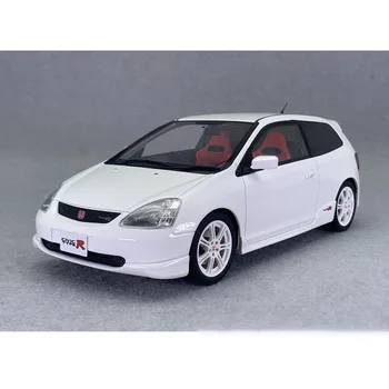 Масштаб 1:18 Honda Civic Type R EP3 Коллекция моделей автомобилей из смолы, Сувенирные украшения, игрушка в подарок, автомобиль