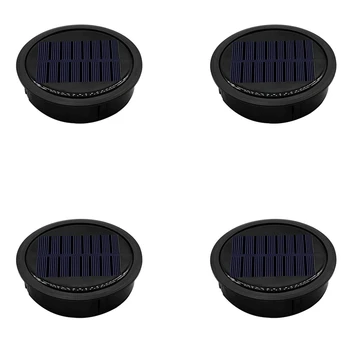 4 Комплекта сменной крышки на солнечной батарее для наружных подвесных фонарей, более мощная и энергоэффективная